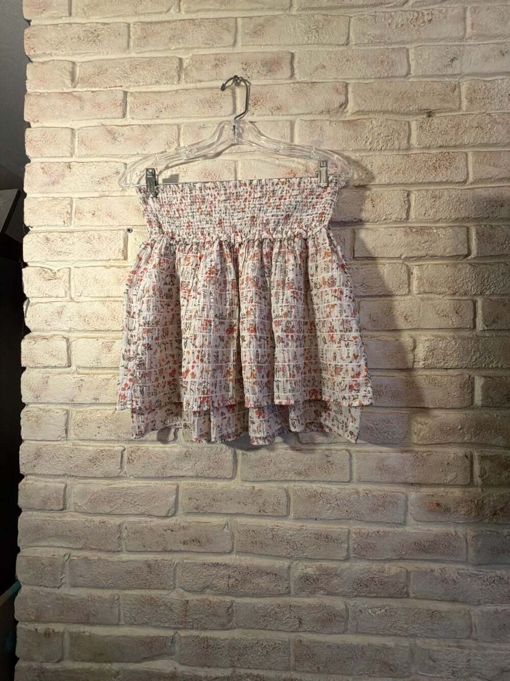 Rails Addison Ambrosia Floral Tiered Smocked Mini Skirt